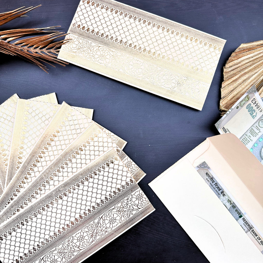 Premium Golden Texture Money Covers.