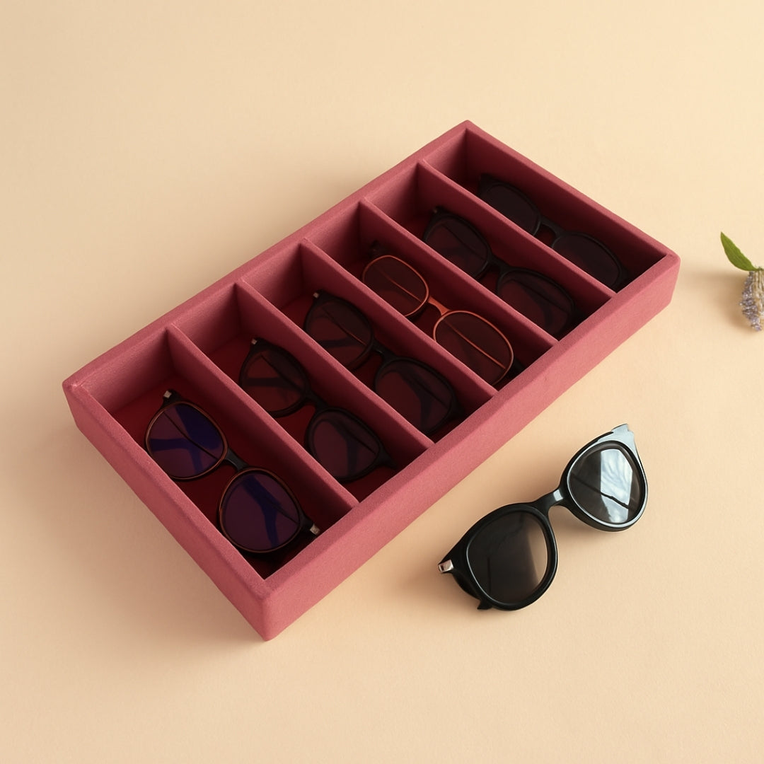 6 Slot Sunglass Tray for Sunglasses & Eyewear