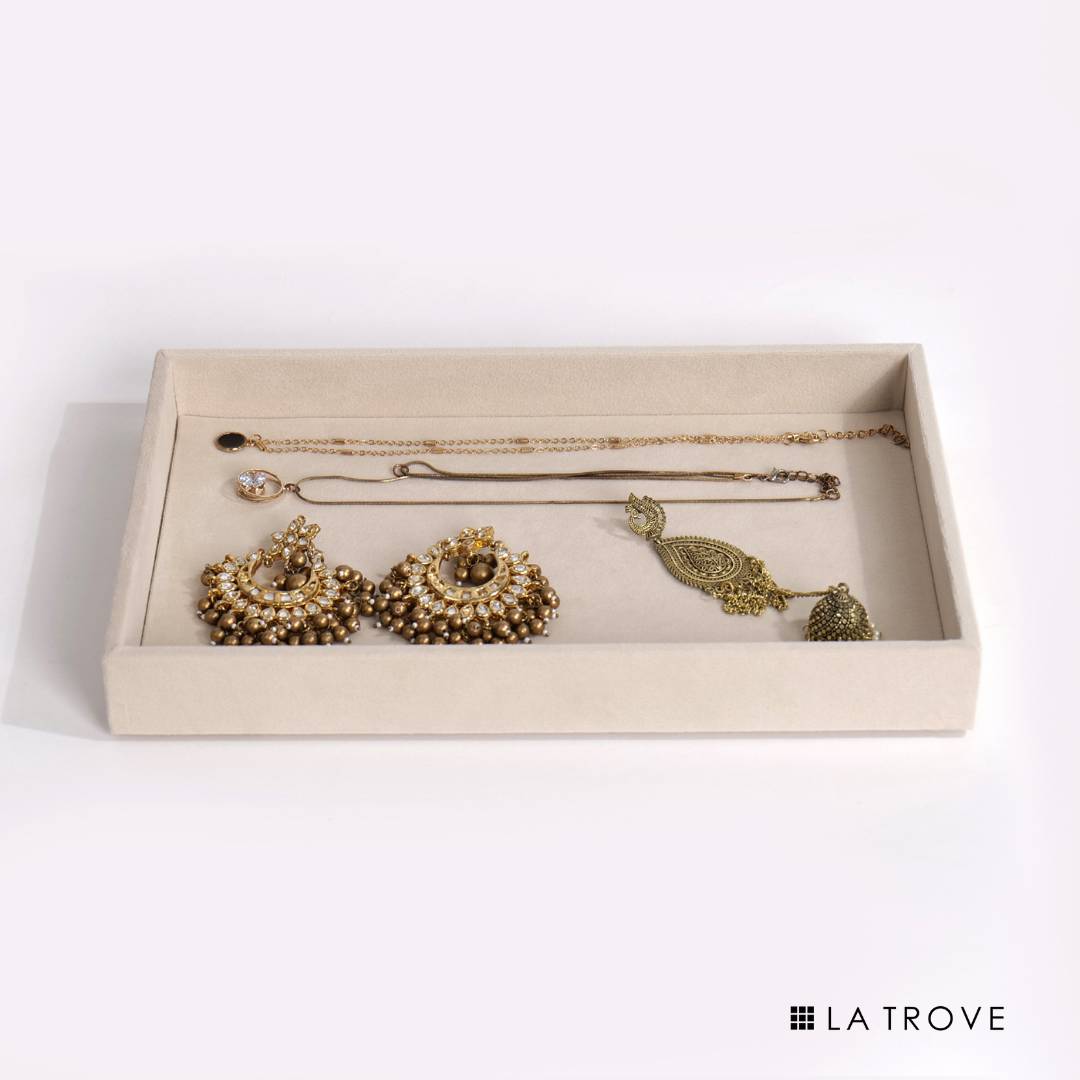 Luxury Plain Jewellery Tray