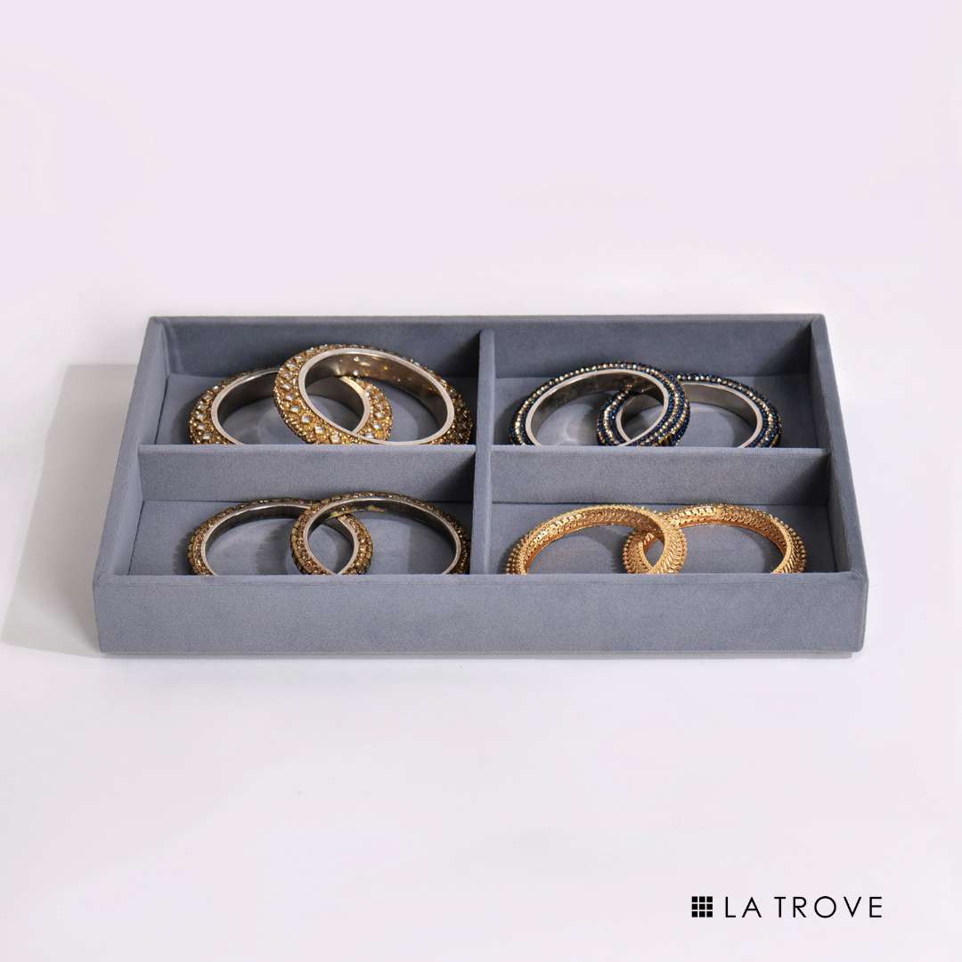 Luxury 4 Section Jewellery Tray
