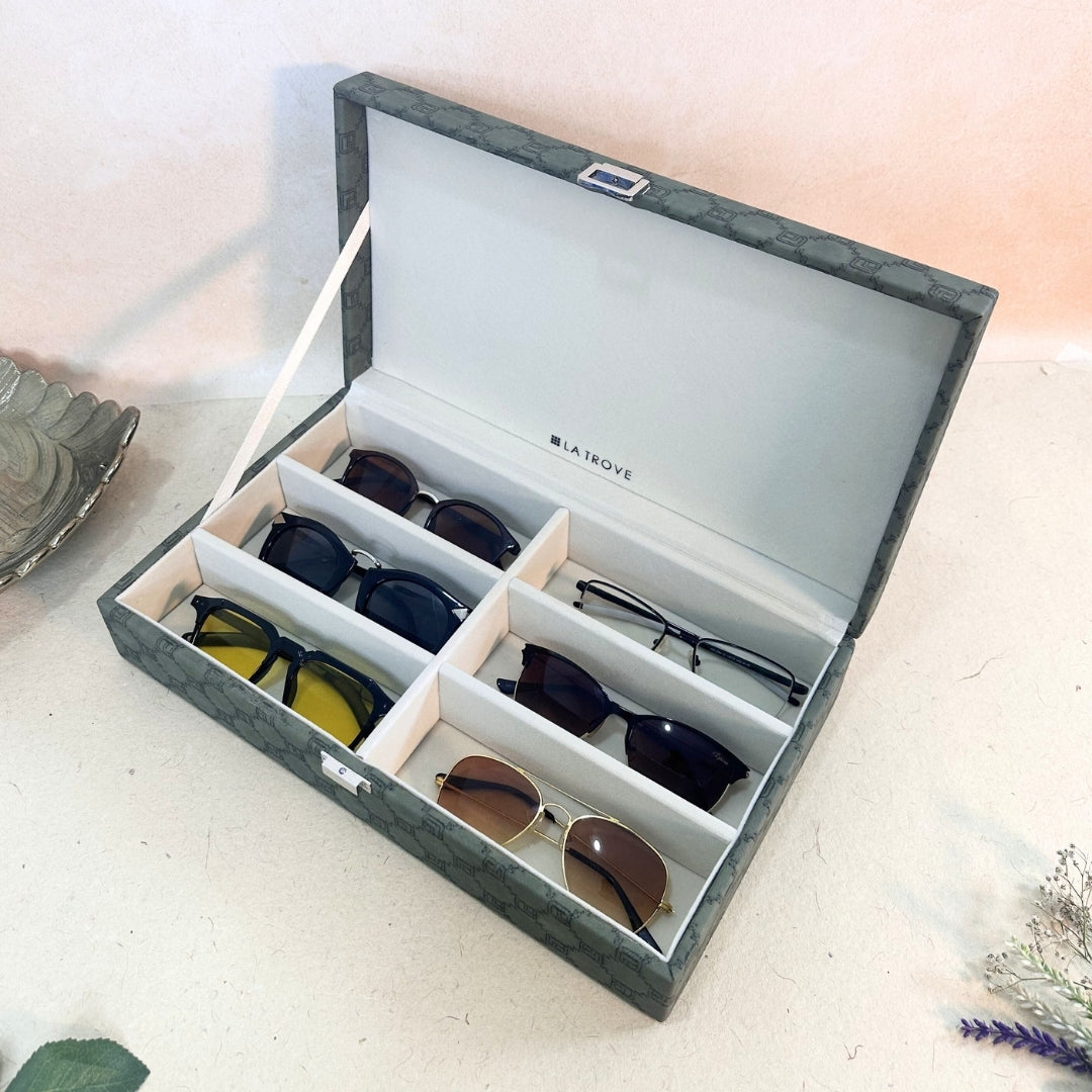 Designer 6 Slot Sunglass Box