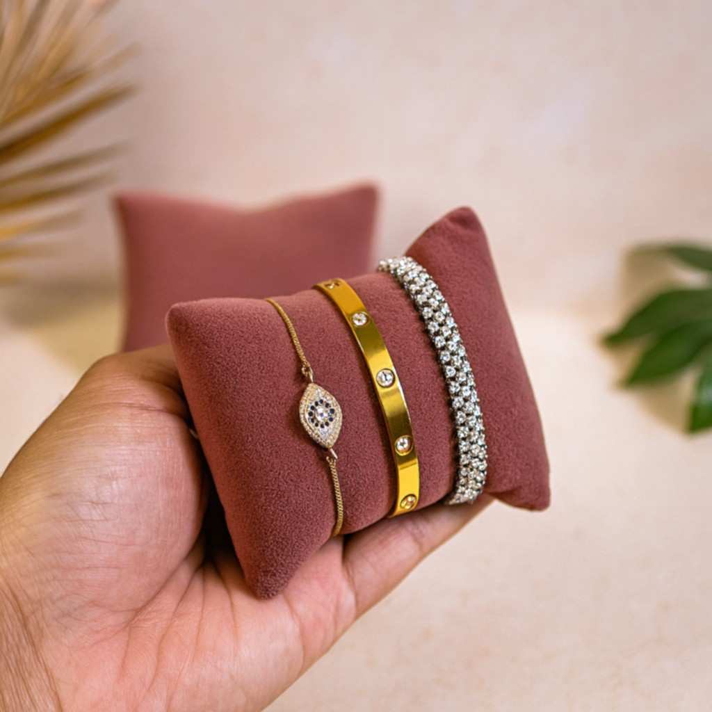 Soft Cushion Pillow for Watch & Bracelet Display – Pack of 4