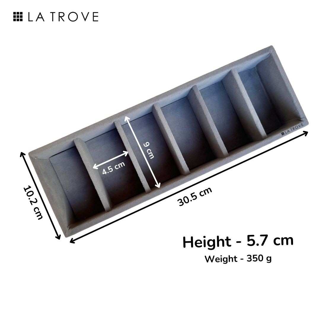 6 Slot Bangle Tray Organiser (Sleek)