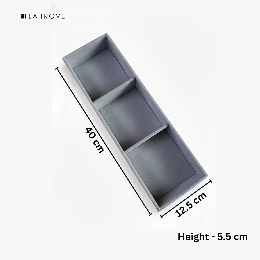 3 Slot Belt Tray for Belts & Small Accessories
