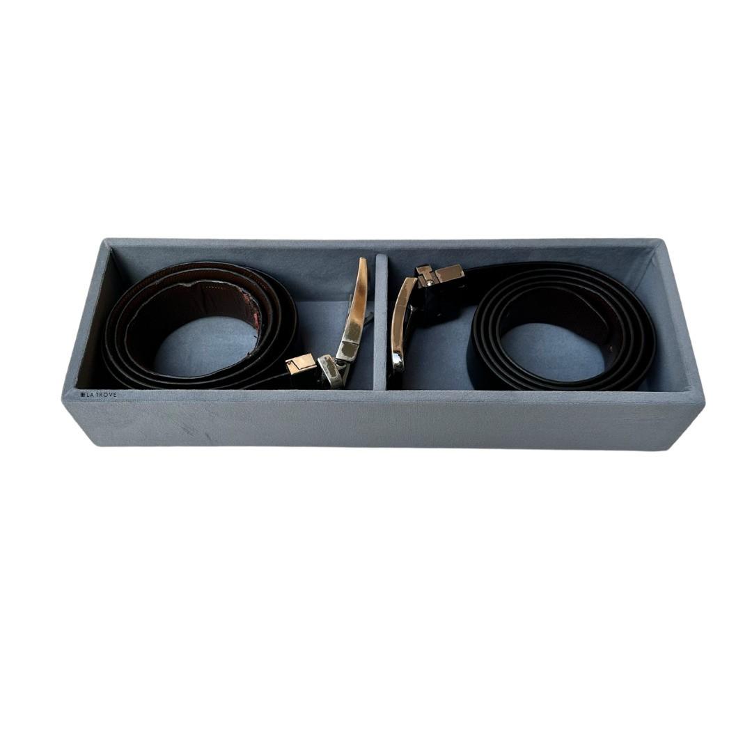 2 Slot Belt Organiser Tray (Sleek)