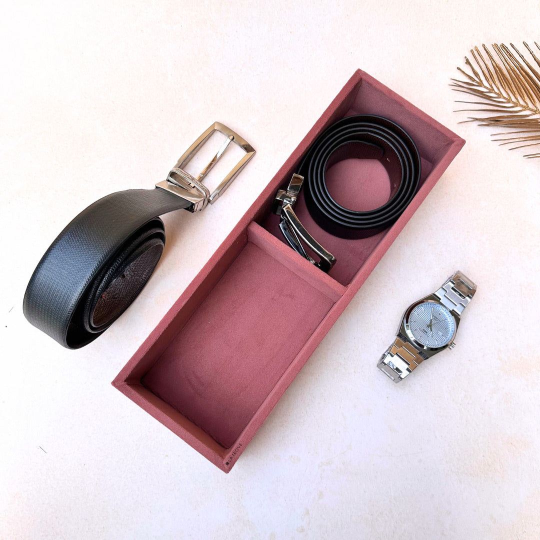 2 Slot Belt Organiser Tray (Sleek)