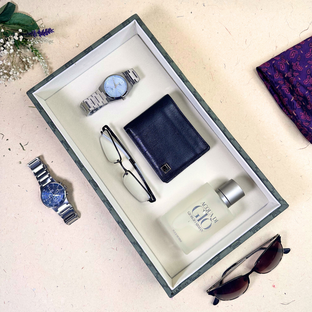 Designer Multi-Purpose Accessory Organizer Tray