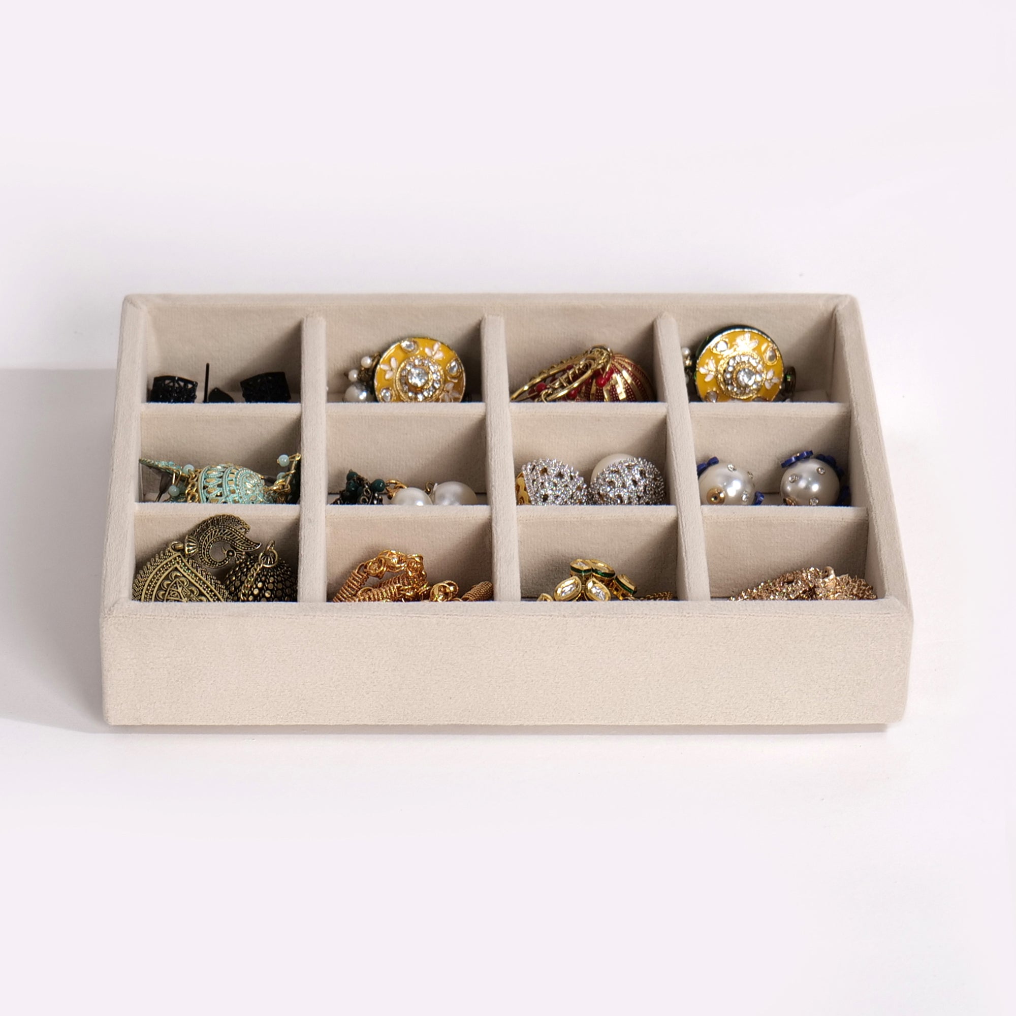 Luxury 12 Grids Jewellery Tray