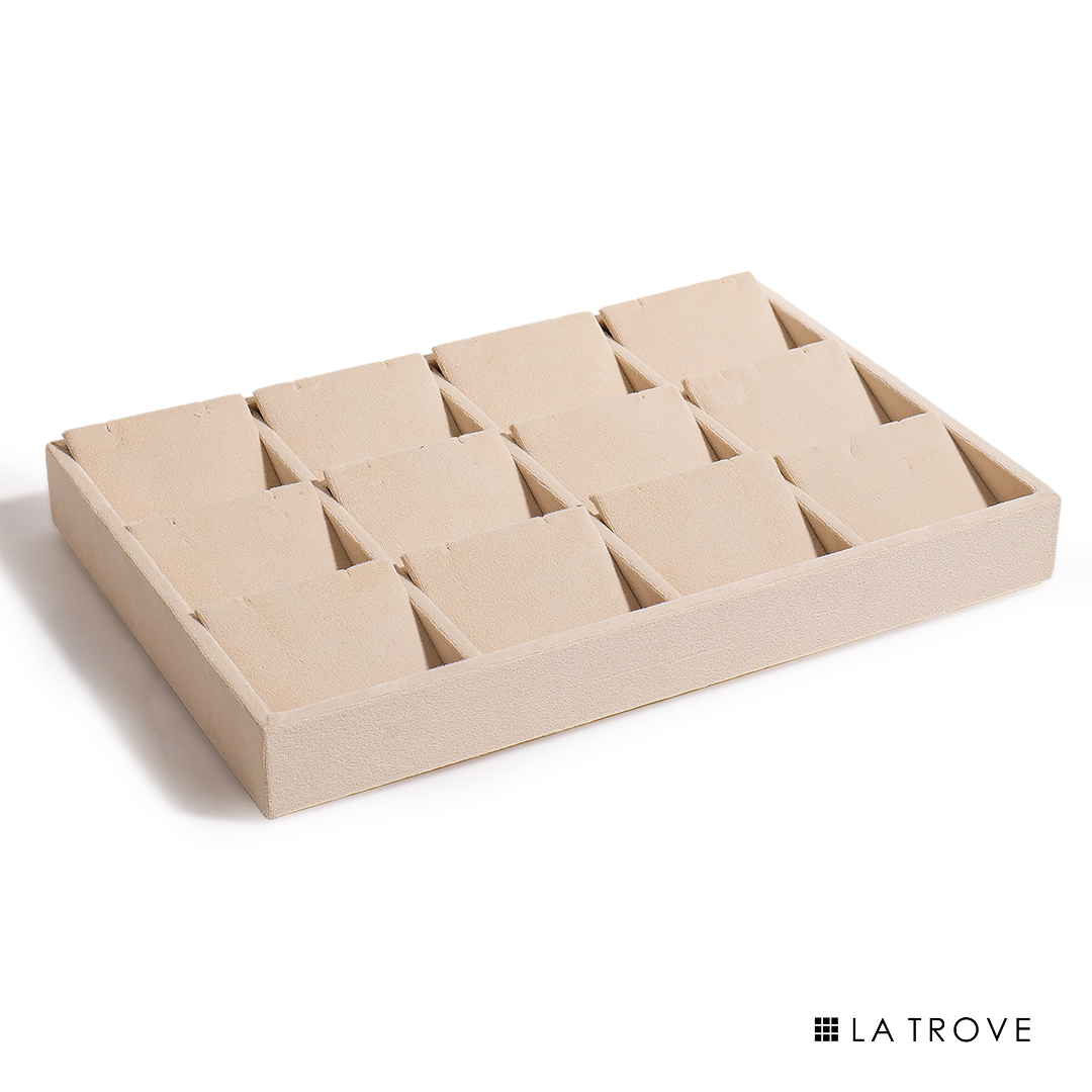 Luxury Velvet Earrings Jewellery Tray