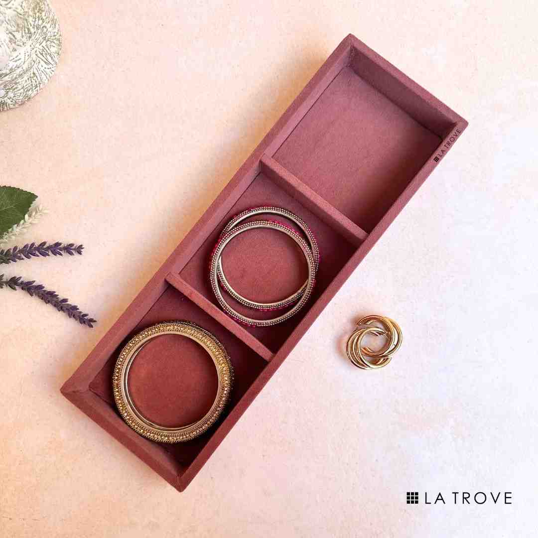 3 Slot Bangle Organiser Tray (Sleek)