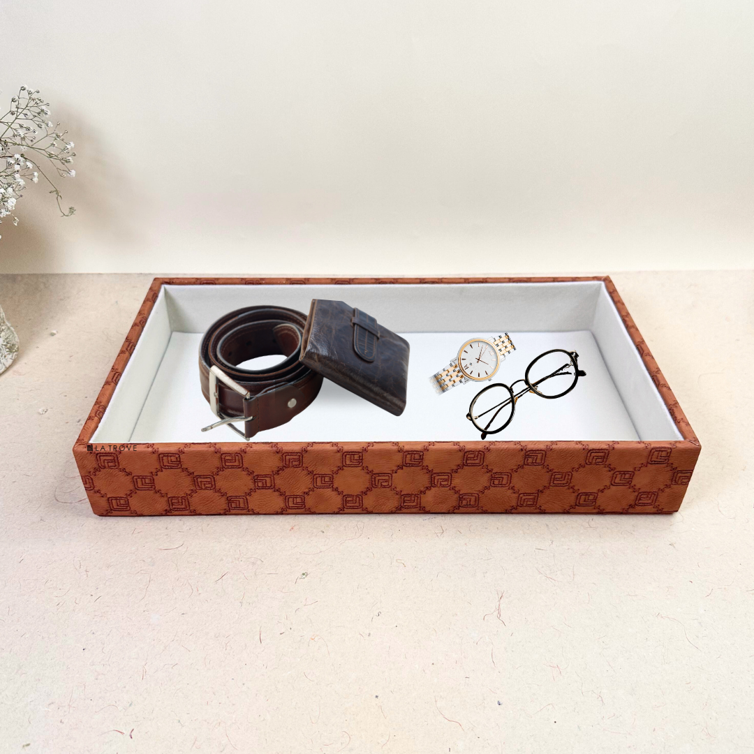 Designer Multi-Purpose Accessory Organizer Tray