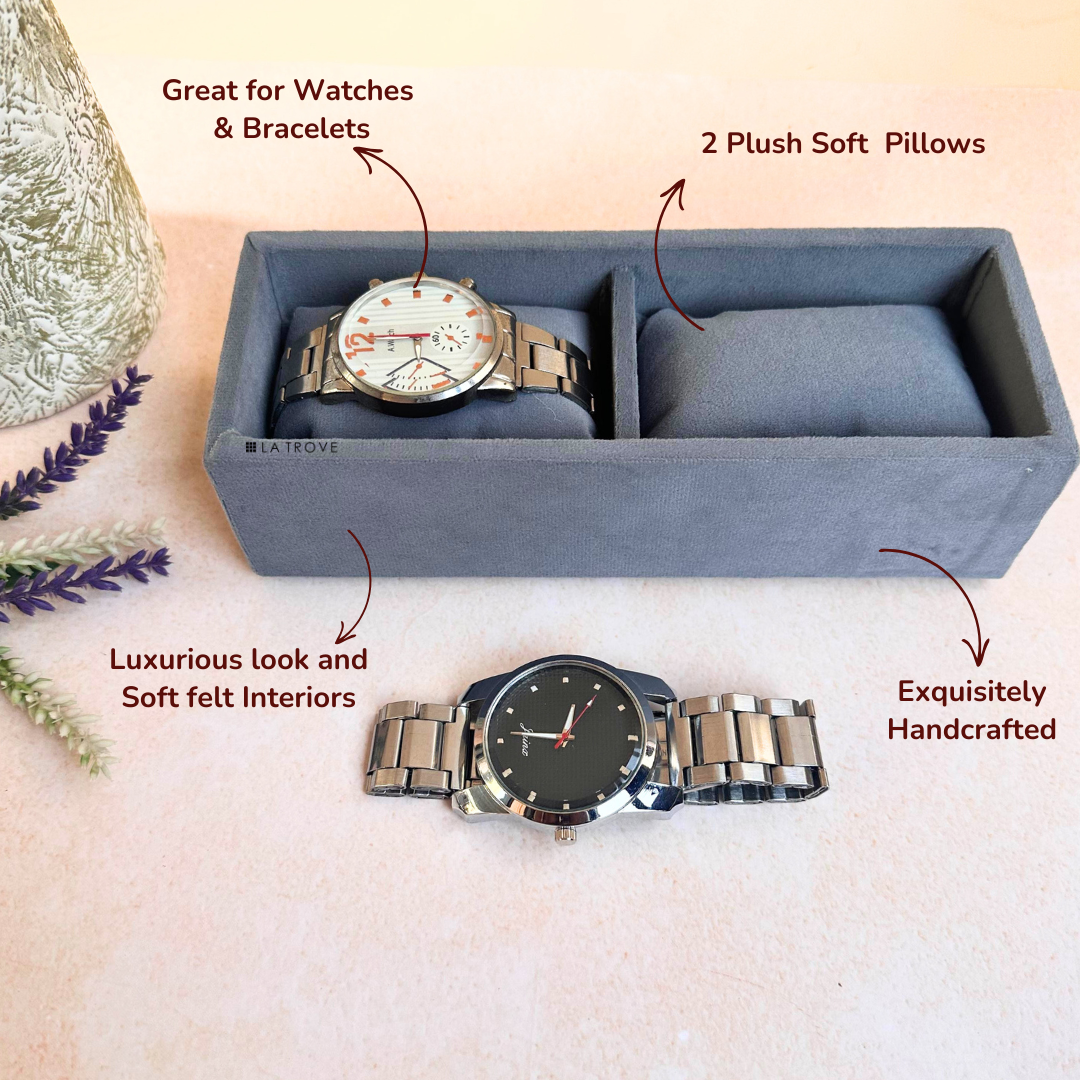 2 Slot Micro Watch Tray