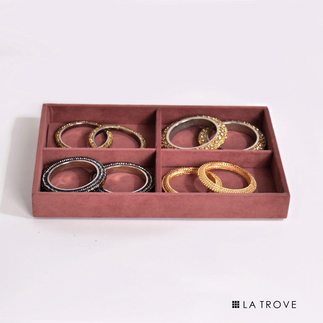 Luxury 4 Section Jewellery Tray