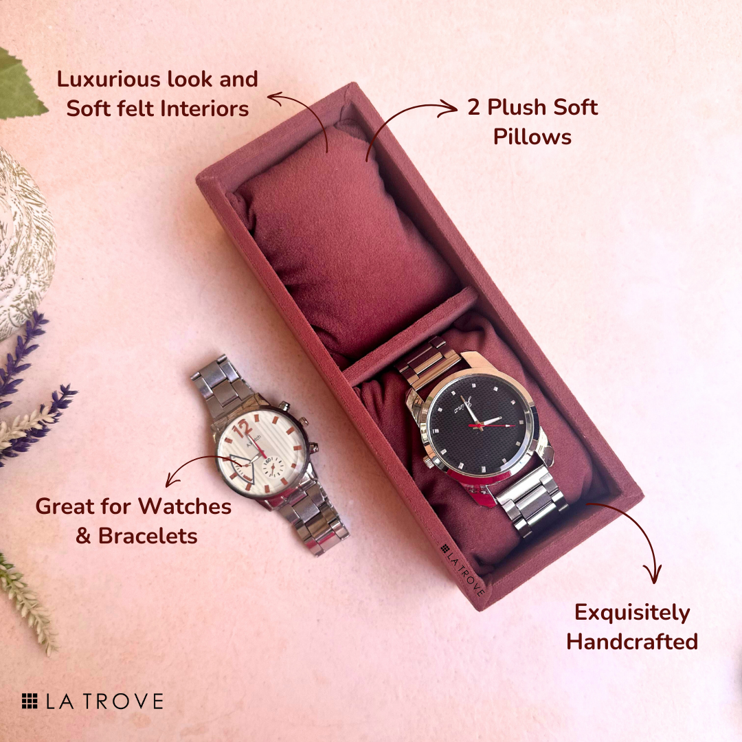 2 Slot Micro Watch Tray