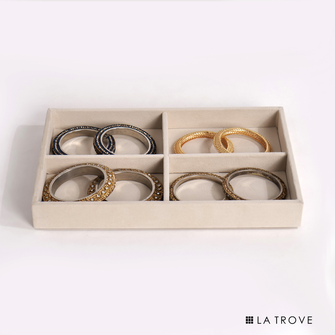 Luxury 4 Section Jewellery Tray