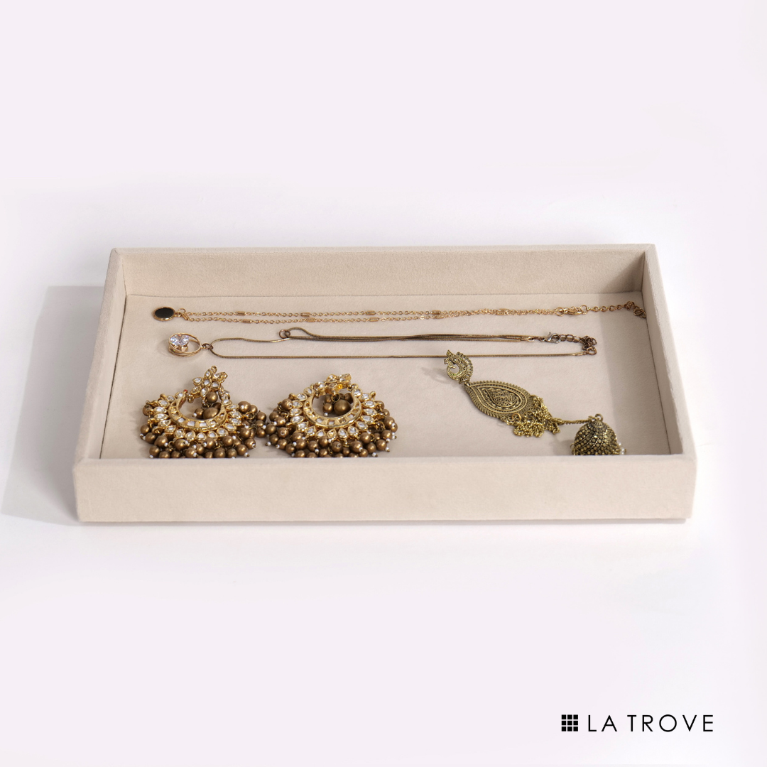 Luxury Plain Jewellery Tray
