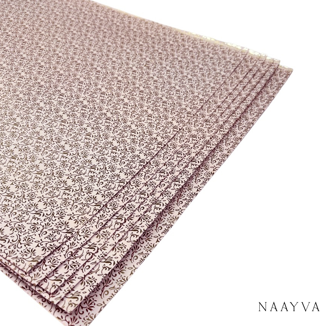 Pink Gold Packing Paper