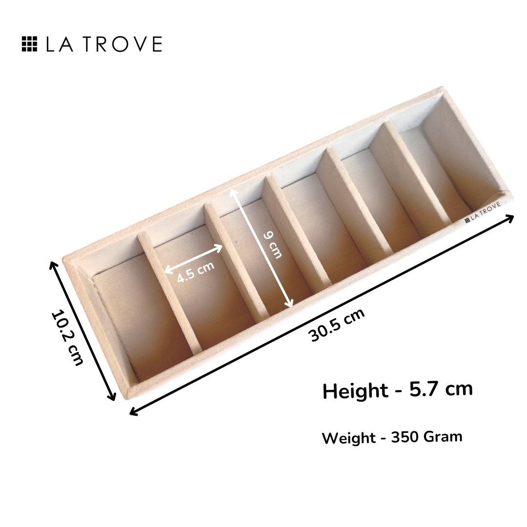 6 Slot Bangle Tray Organiser (Sleek)