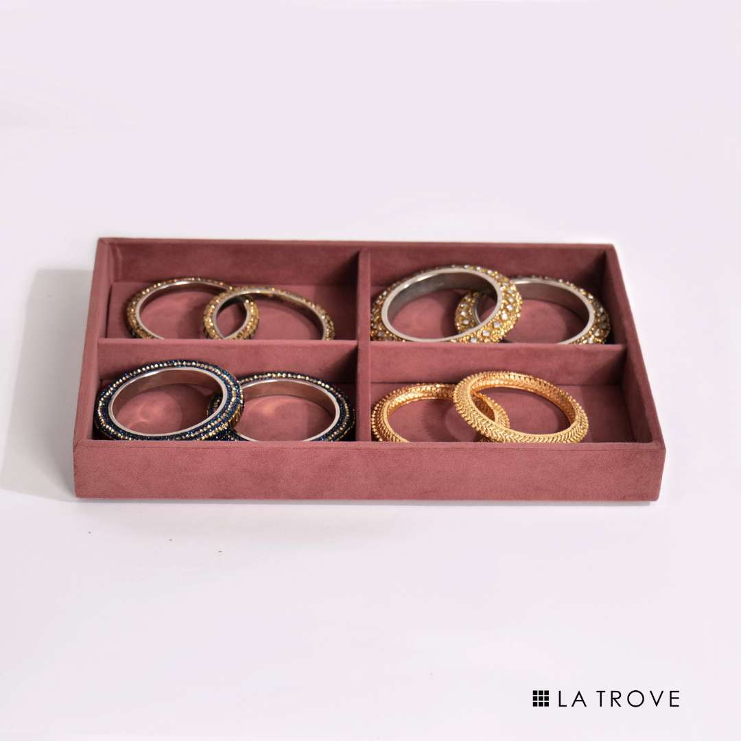 Luxury 4 Section Jewellery Tray