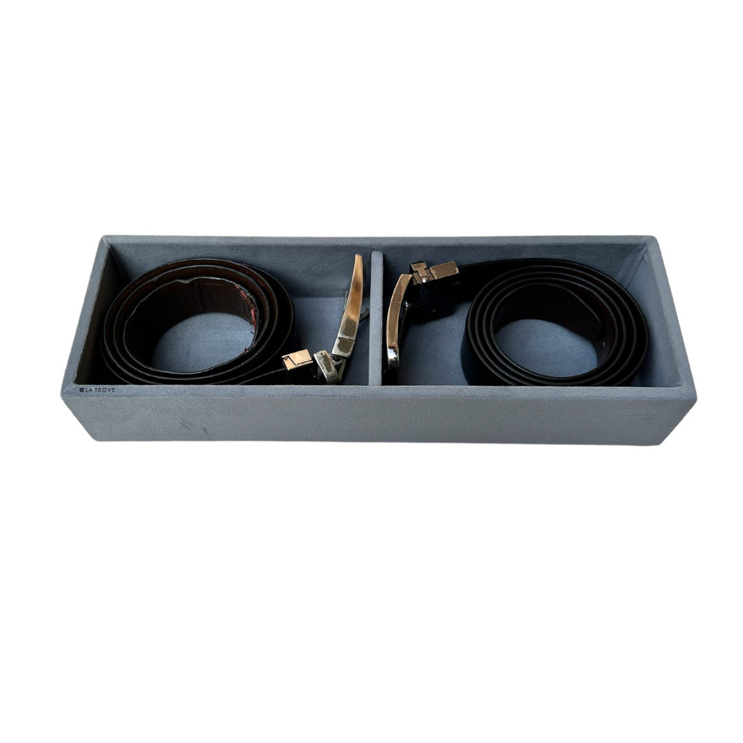 2 Slot Belt Organiser Tray (Sleek)