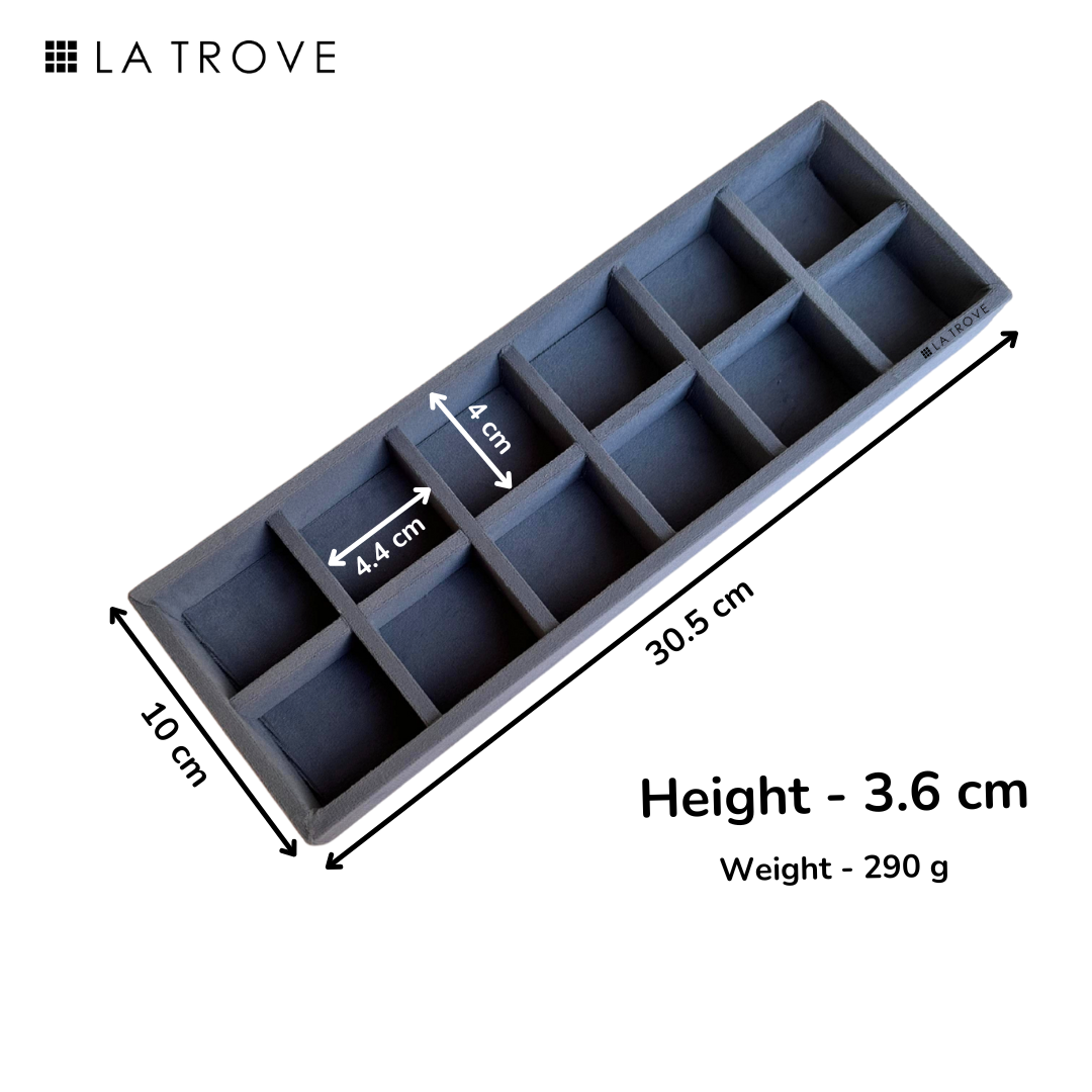 12 Grid Sleek Trays