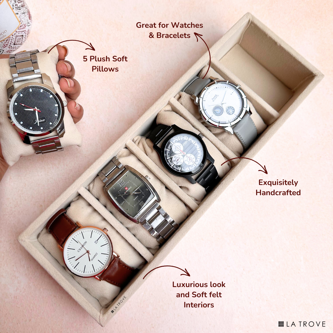 5 Slot Watch Tray
