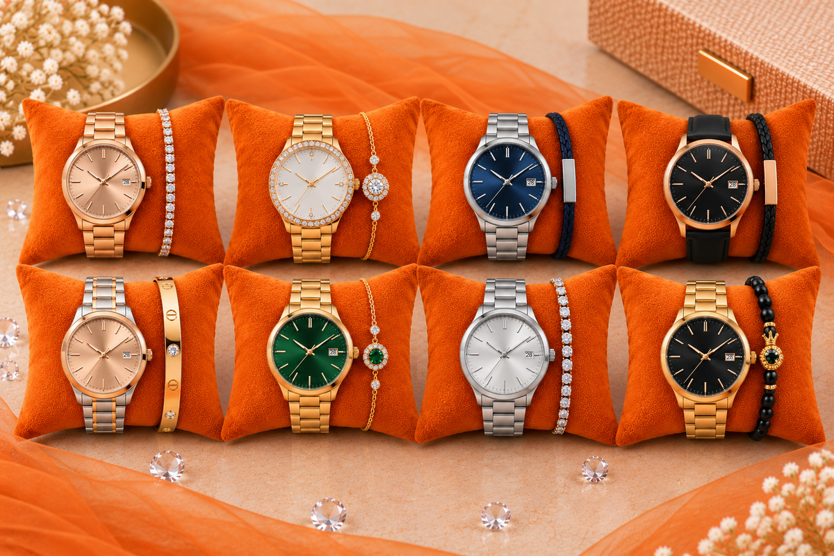 Velvet Watch Display Pillow