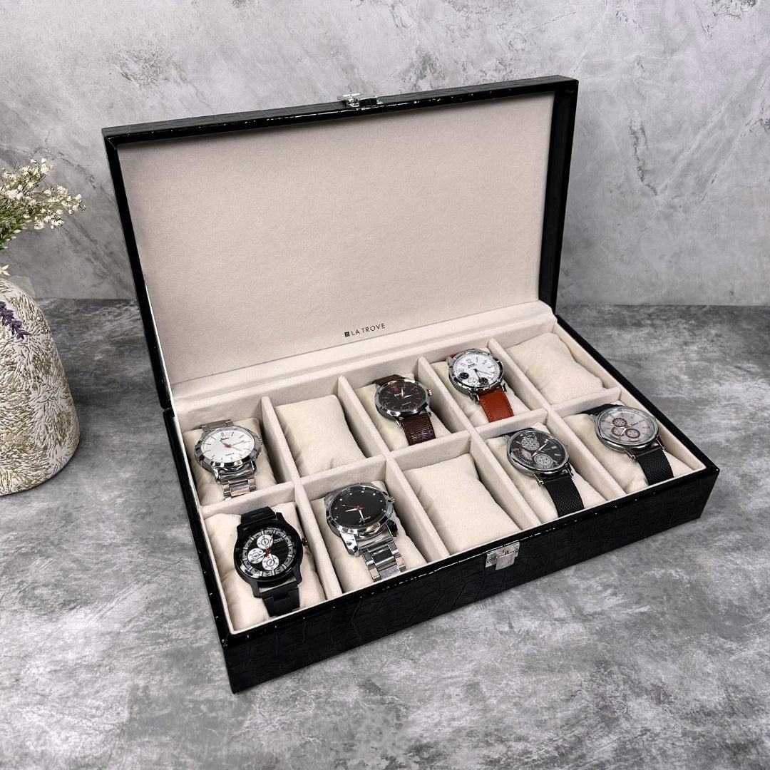 10 Slot Watch Box