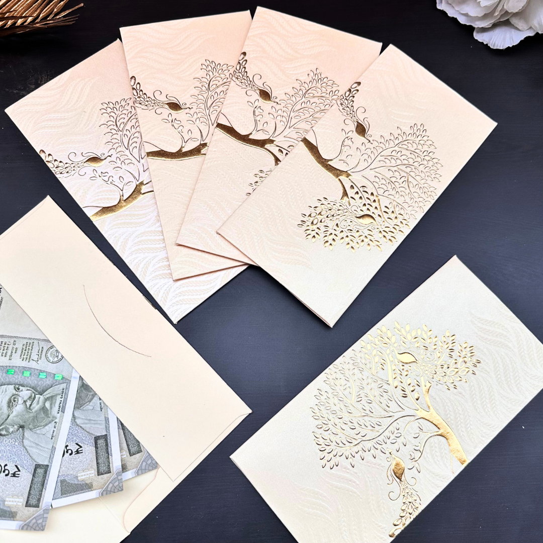 Golden Tree Printed Cash Envelopes – La Trove.