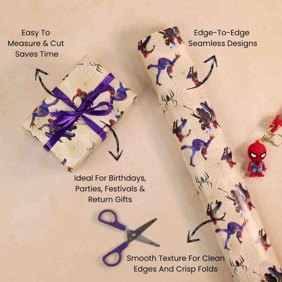 Kids Spider-man Packing Paper