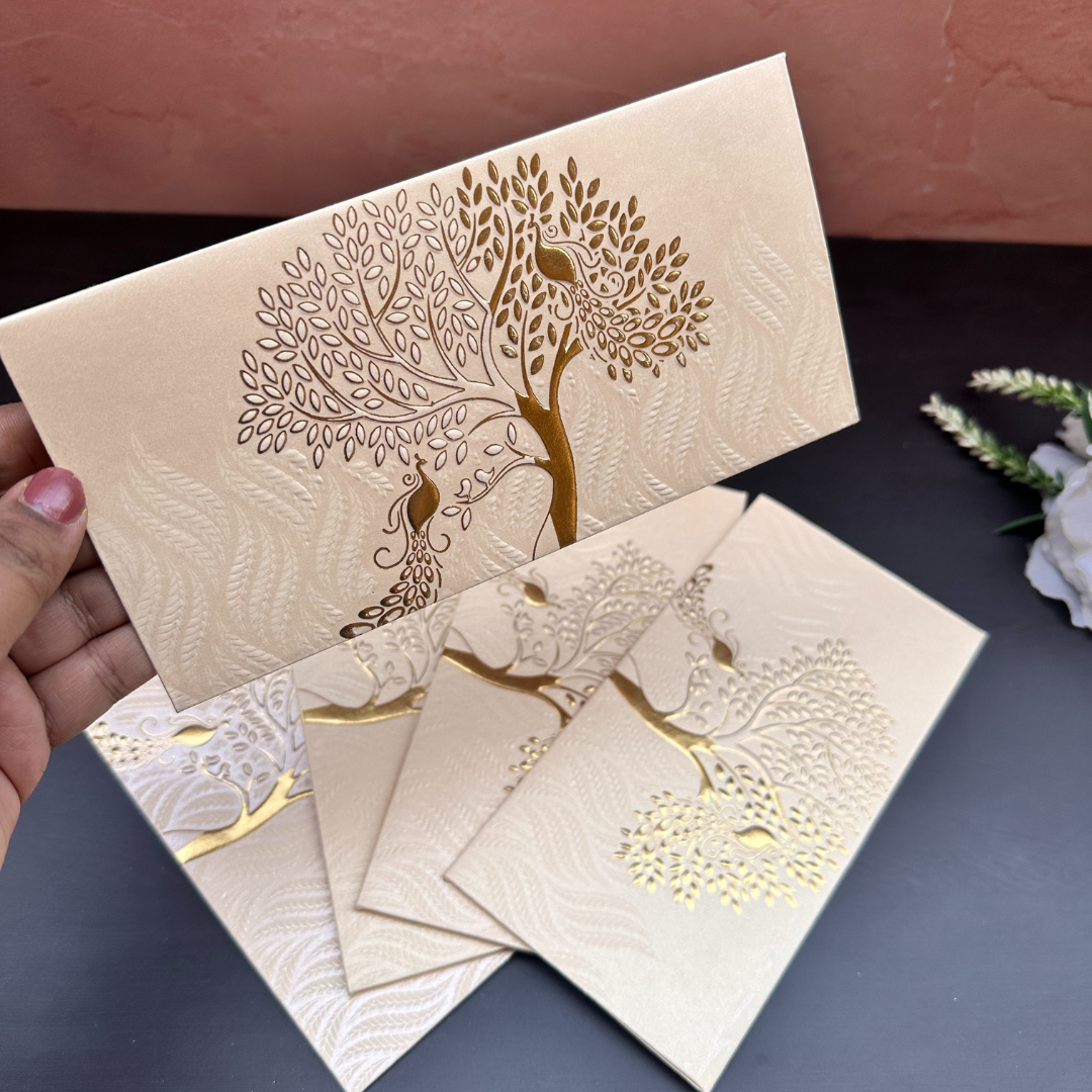 Golden Tree Printed Cash Envelopes – La Trove.