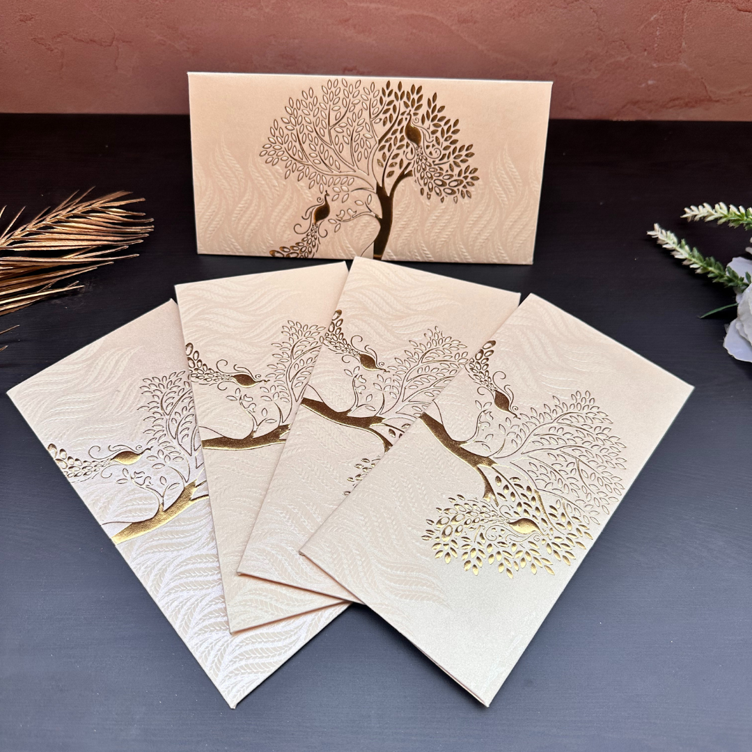 Wedding & Festival Cash Envelope – Golden Tree.