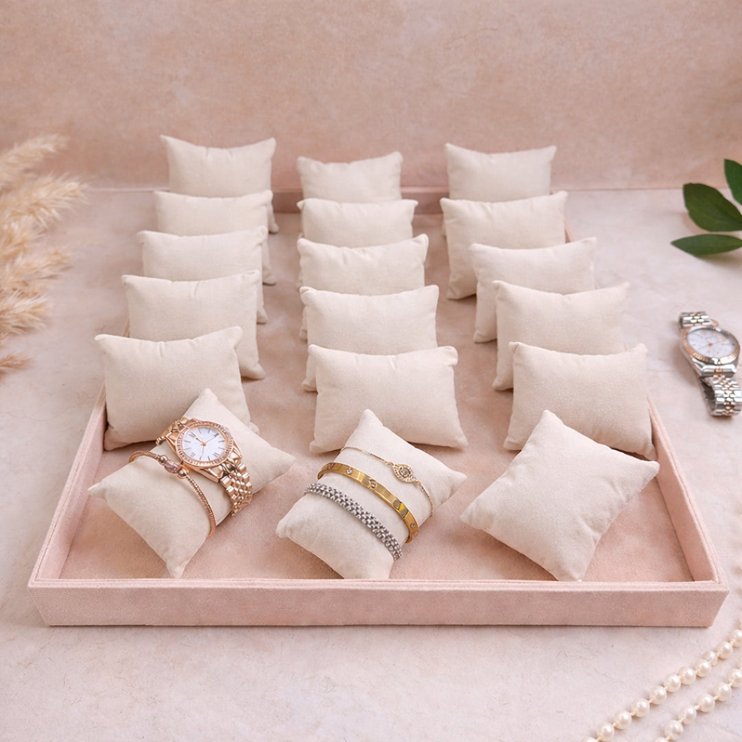 Soft Cushion Pillow for Watch & Bracelet Display – Pack of 18