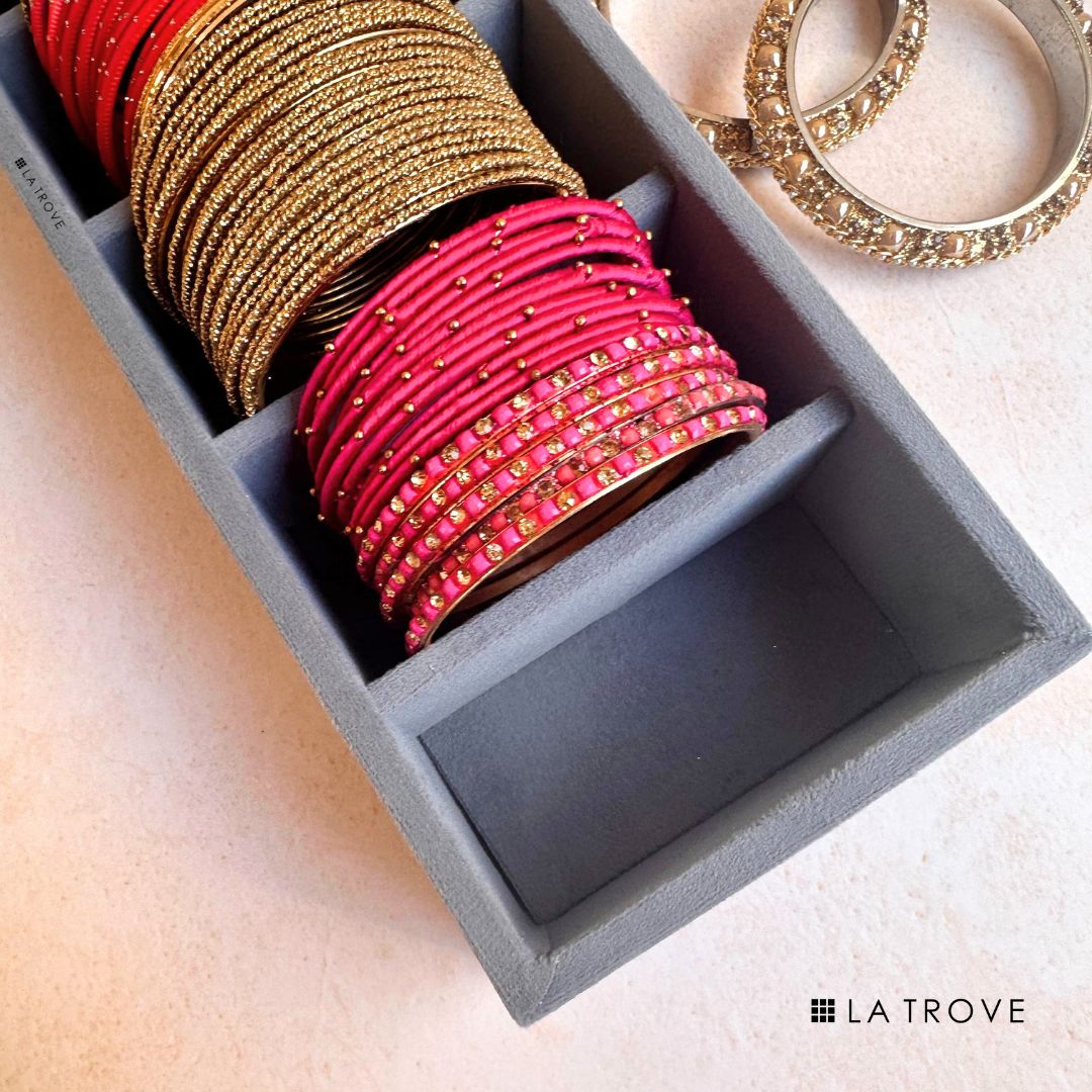 6 Slot Bangle Tray Organiser (Sleek)