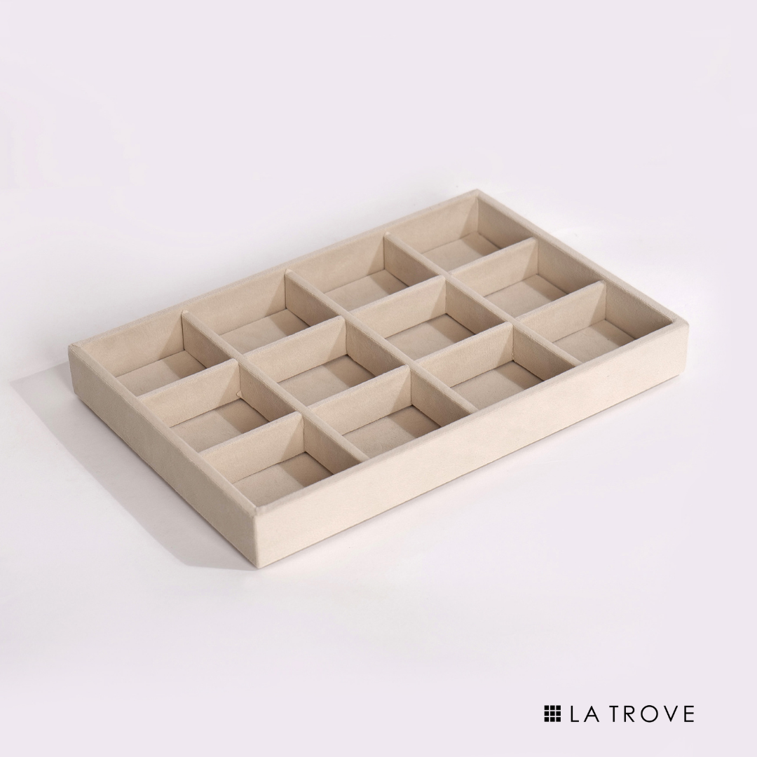 Luxury 12 Grid Jewellery Tray