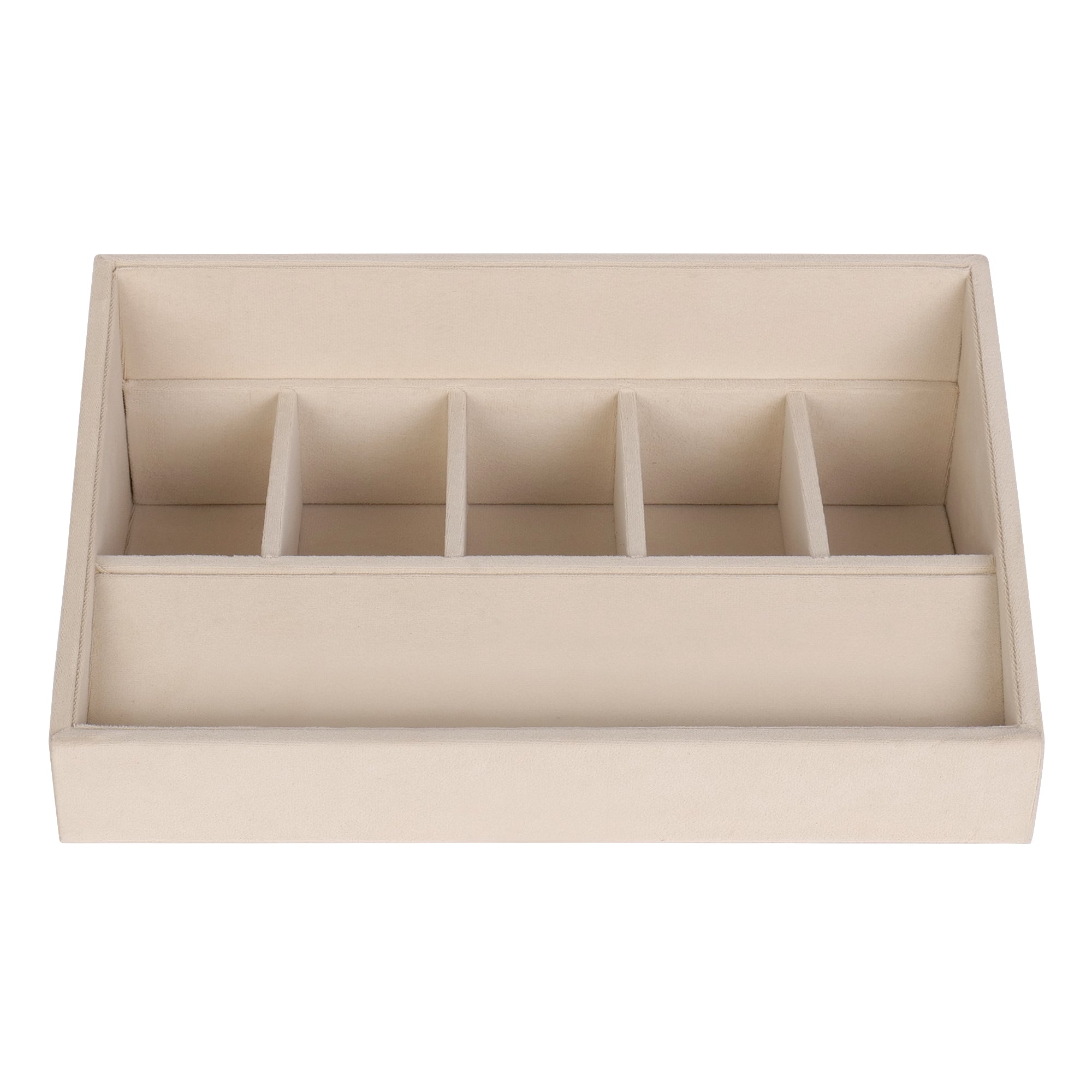 5 Slot Luxury Velvet Belt Tray