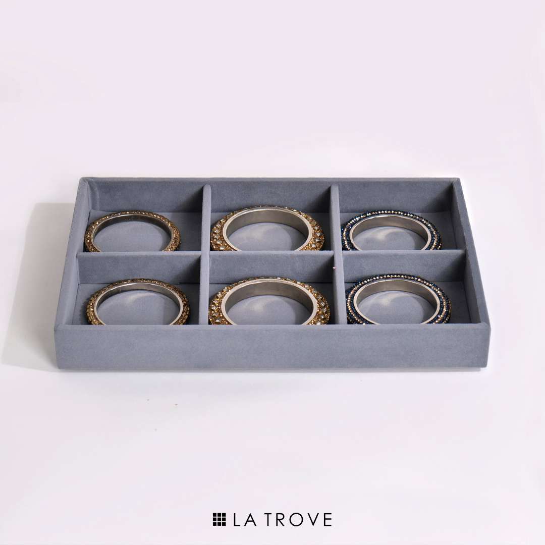 6 Slot Bangle Organiser tray