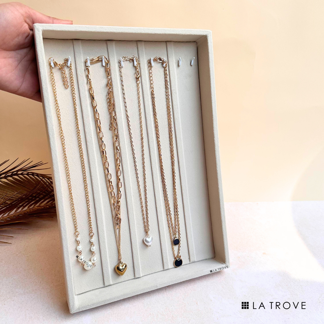 Chain Necklace Jewellery Tray Organiser
