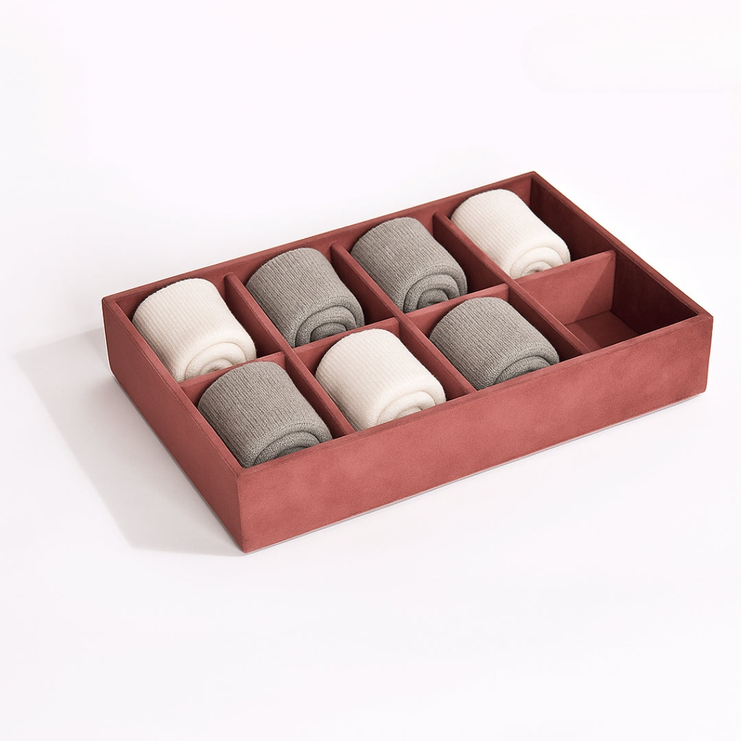 8 Slot Socks Organiser Tray