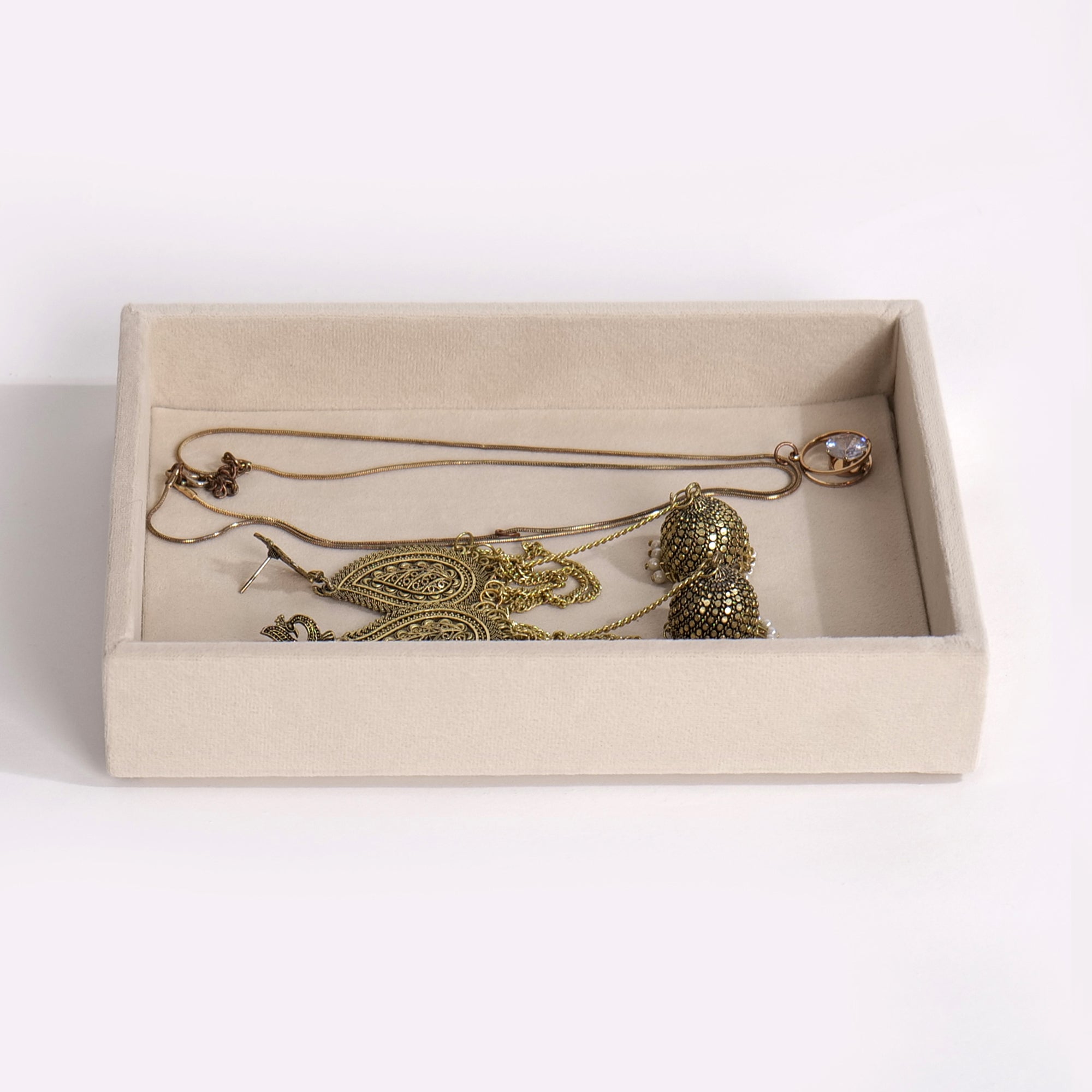 Luxury Small Plain Jewellery Tray