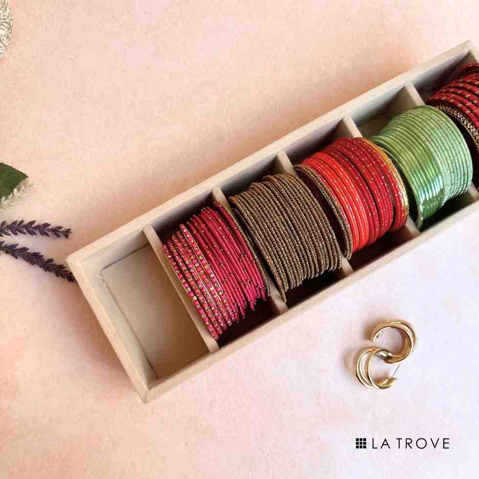 6 Slot Bangle Tray Organiser (Sleek)