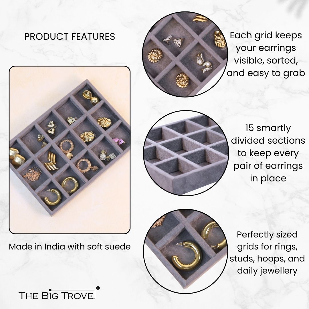 TBT 15 Slot Jewellery Organiser Tray