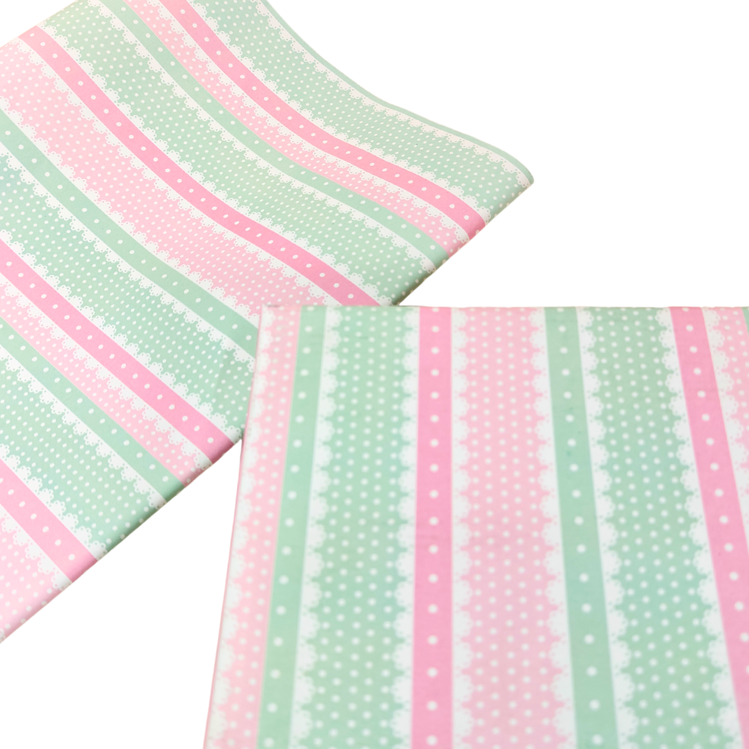 Pastel Candy Stripes Packing Paper