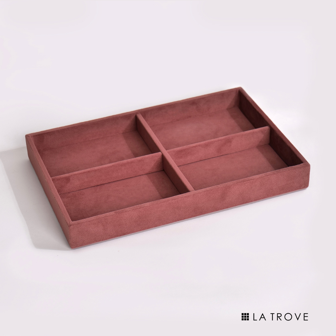 Luxury 4 Section Jewellery Tray