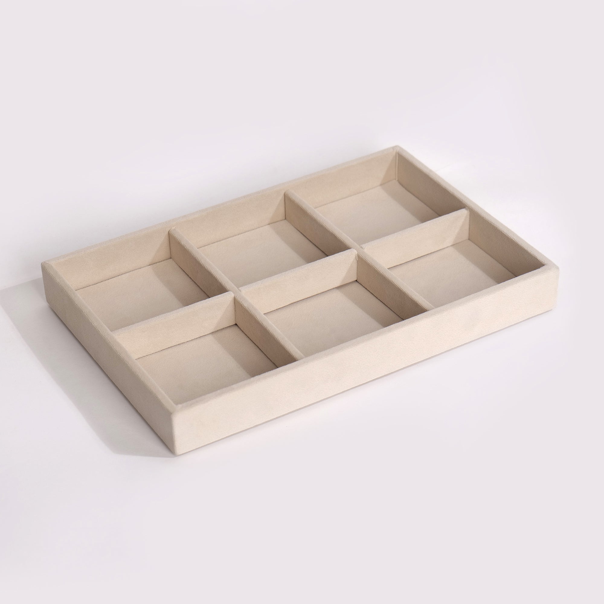 Drawer Stackable Jewellery Trays – Velvet Grid Organisers (4, 6, 12, 24)