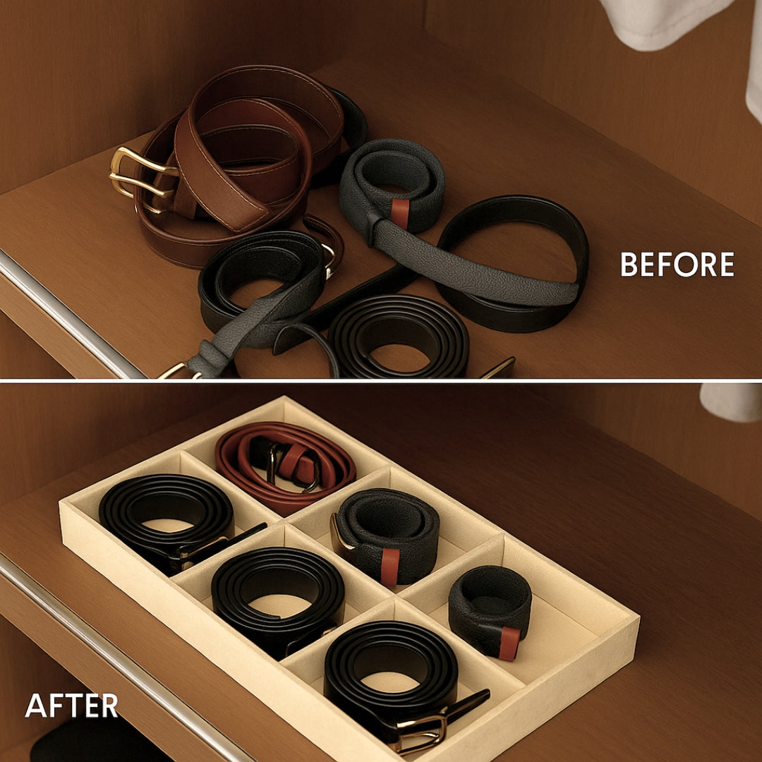 TBT 6 Slot Belt Tray Organiser