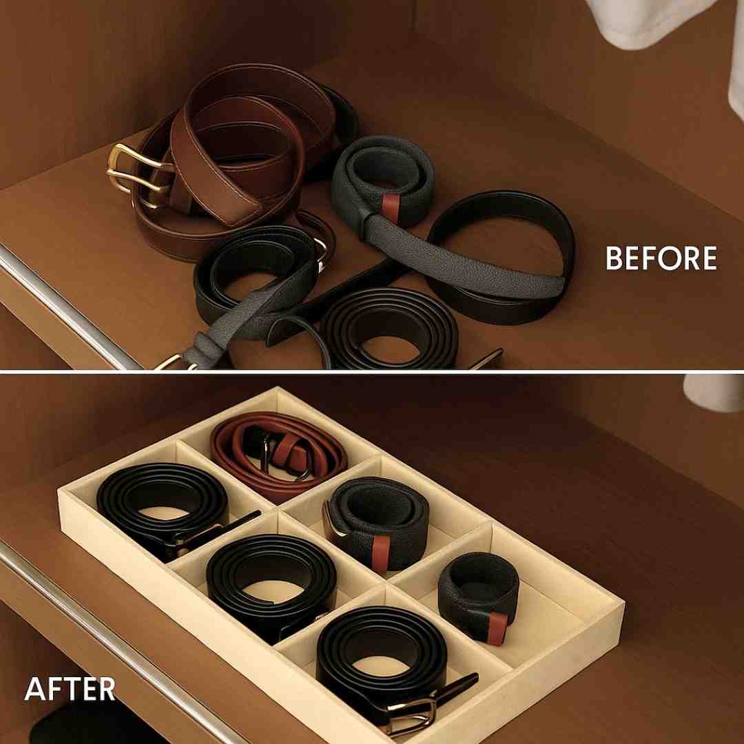 TBT 6 Slot Belt Tray Organiser