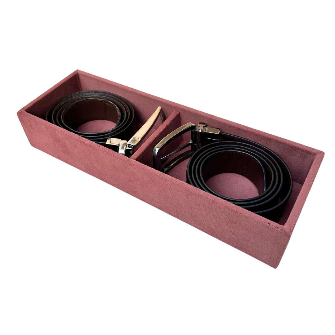 2 Slot Belt Organiser Tray (Sleek)