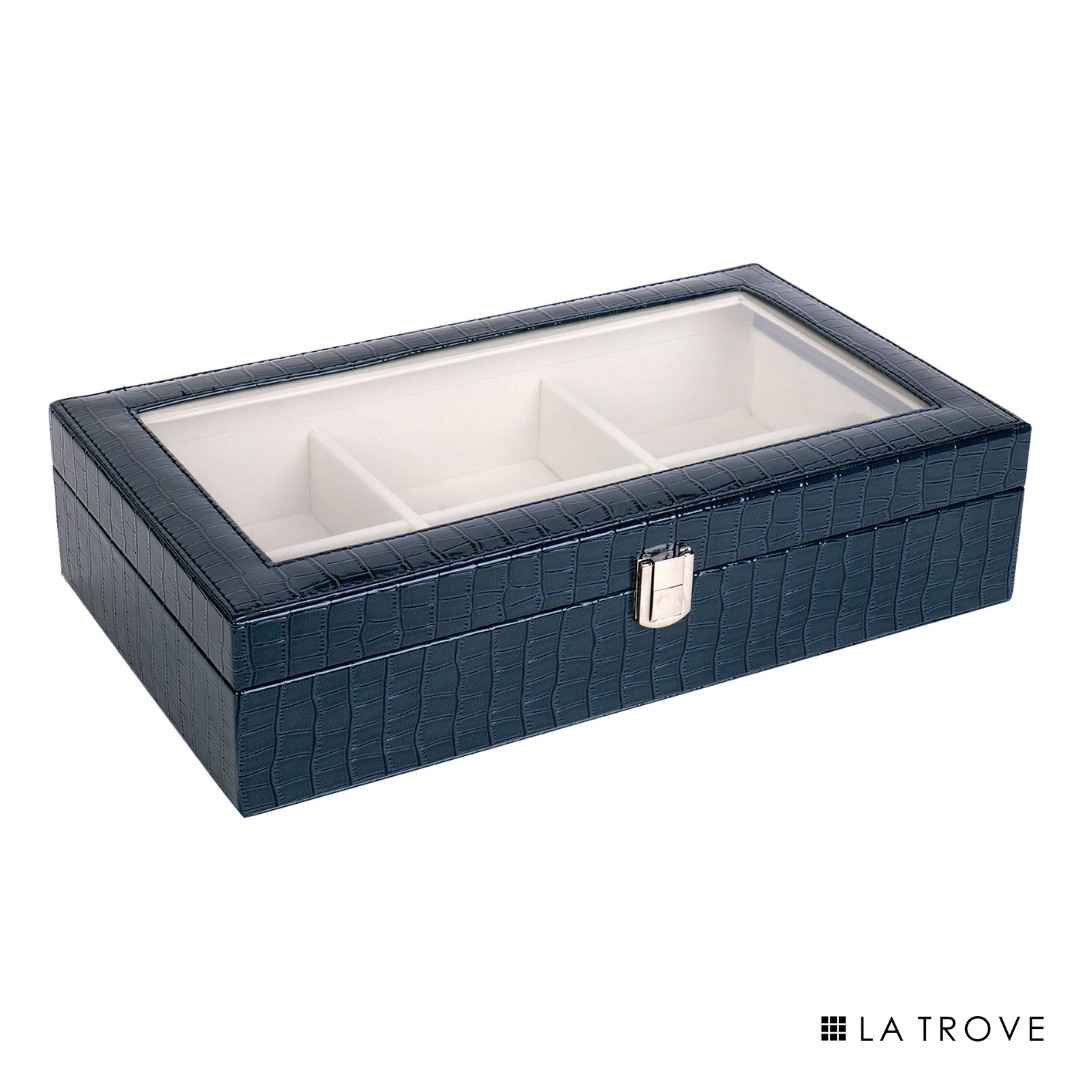 Premium 6 Slot Belt Box Glass