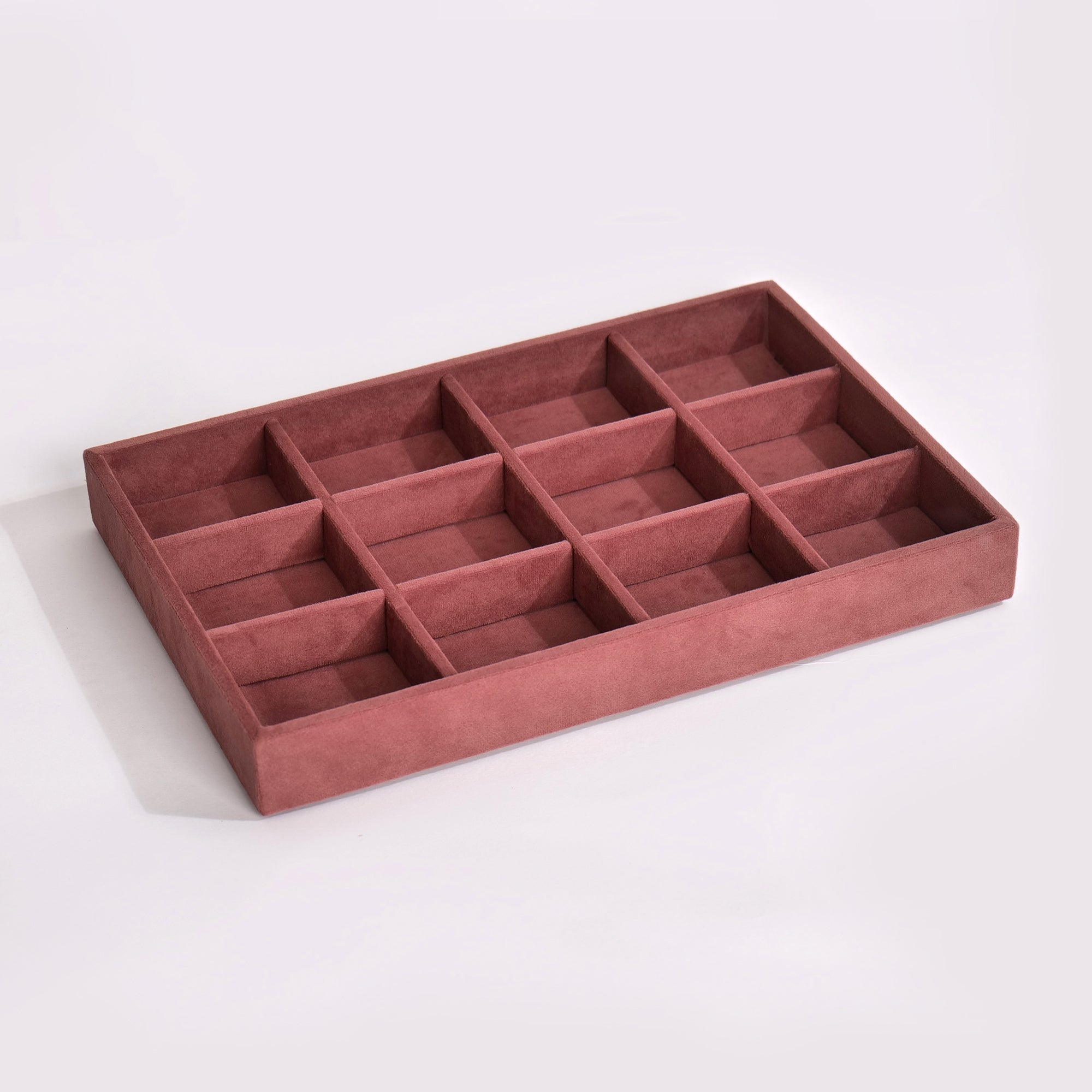 Drawer Stackable Jewellery Trays – Velvet Grid Organisers (4, 6, 12, 24)